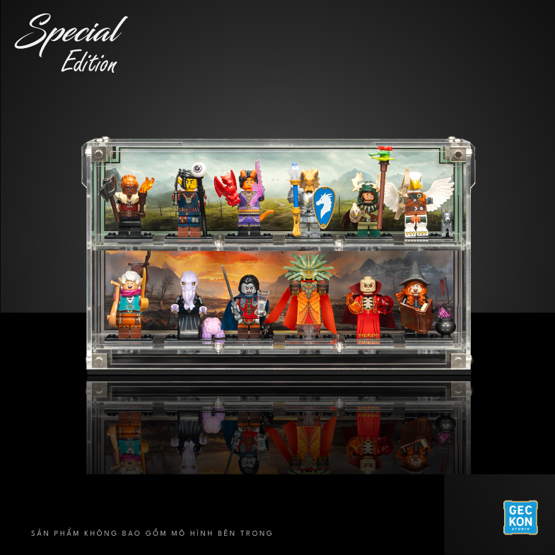 Display Case - LEGO® DUNGEONS & DRAGONS® MINIFIGURES (71047) - Ver3
